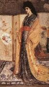 James Mcneill Whistler Whistler-s passion for all things oriental is presented here in his the princess from the Land of Porcelain oil painting